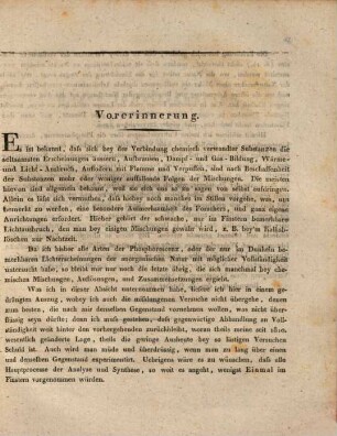 Die Phosphorescenz der Körper oder die im Dunkeln bemerkbaren Lichtphänomene der anorganischen Natur, 5. Von der Phosphorescenz durch chemische Mischungen