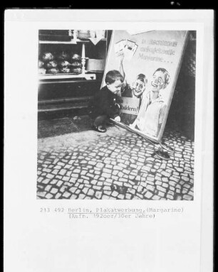 Berlin, Plakatwerbung (Margarine)