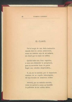 El clavel