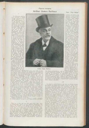 Arthur James Balfour : Figuras europeas