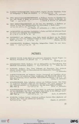 Möbel (Nr. 699-720)
