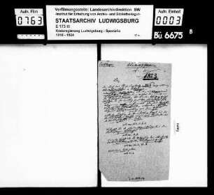 Oberamtsvisitation Böblingen von 1823