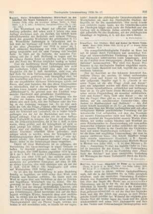 312-313 [Rezension] Mariès, Louis, Hippolyte de Rome
