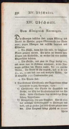 XIV. Abschnitt.