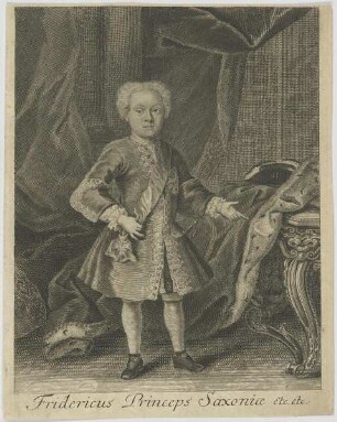 Bildnis des Fridericus Princeps Saxoniae