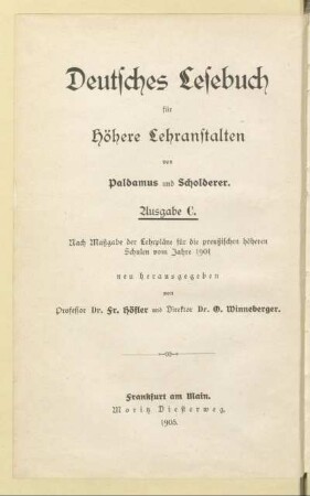 Teil 4 = Quarta, [Schülerband]: [Teil 4 = Quarta, [Schülerband]]
