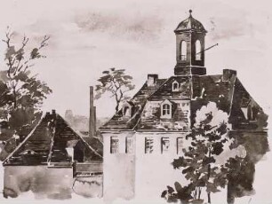 Pulvermühle, Aquarell, Stadtmuseum Dresden