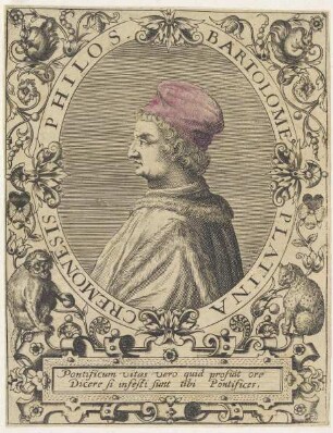 Bildnis des Bartolomeo Platina