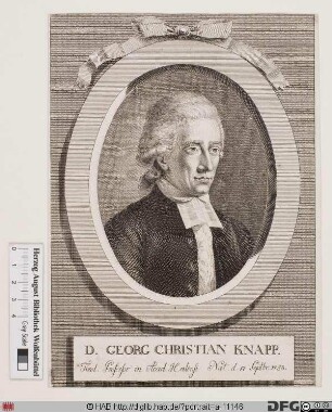 Bildnis Georg Christian Knapp