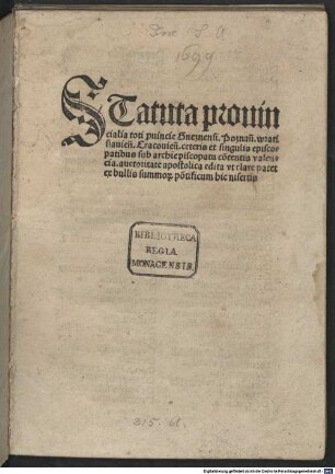 Statuta provincialia Gnesnensia