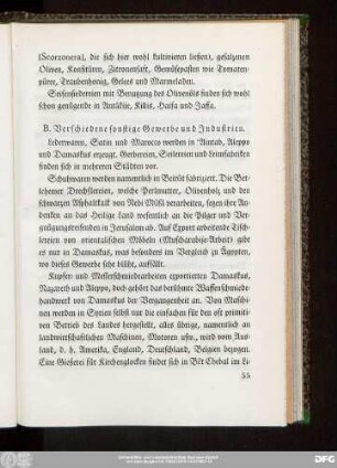 B. Verschiedene sonstige Gewerbe und Industrien.