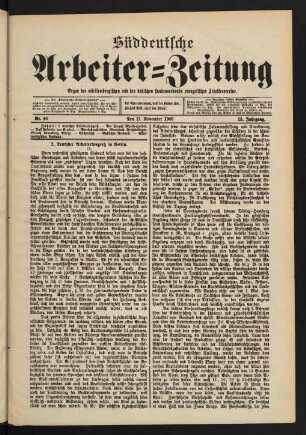 Nr. 46. Den 17. November 1907. - Nr. 50. Den 15. Dezember 1907.