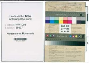 Entnazifizierung Rosemarie Kruessmann , geb. 30.04.1919 (Dolmetscherin)