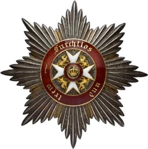 Bruststern zum Großkreuz der Württembergischen Krone (verliehen bis 1918)