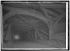 Alte Holzbrücke bei Plochingen Ansicht von innen im November 1911
