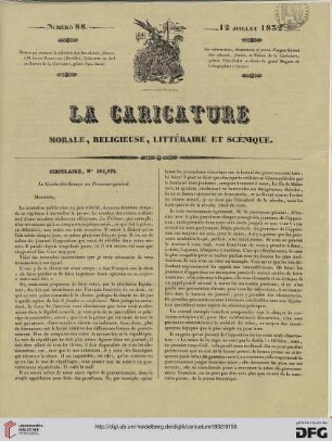 Numéro 88 (12 Juillet 1832)