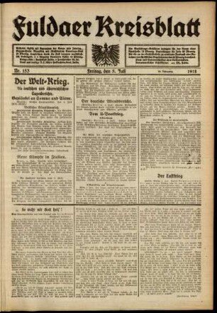 Ausgabe vom Freitag, den 05. Juli 1918.