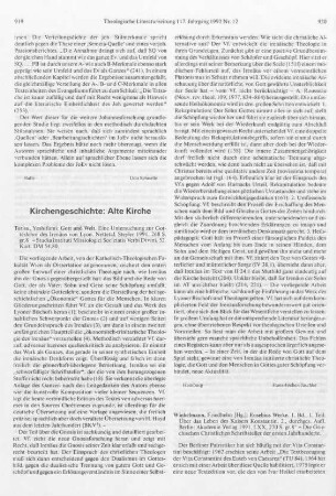 920-921 [Rezension] Winkelmann, Friedhelm, Die Textbezeugung der Vita Constantini des Eusebius von Caesarea