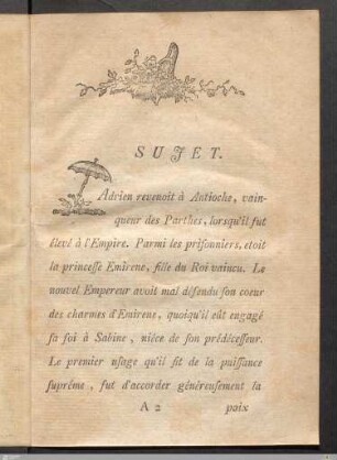 Sujet.