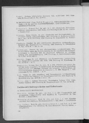 Fachbereich Kulturgeschichte und Kulturkunde