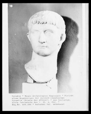 Porträt eines Angehörigen der julisch-claudischen Dynastie (Drusus der Ältere?)