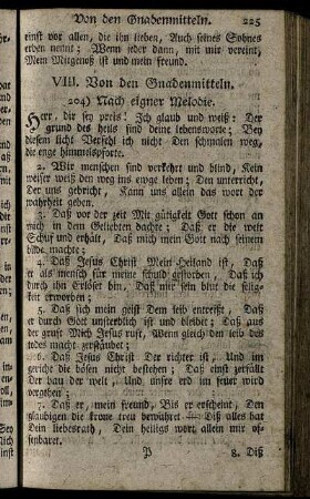 VIII. Von den Gnadenmitteln