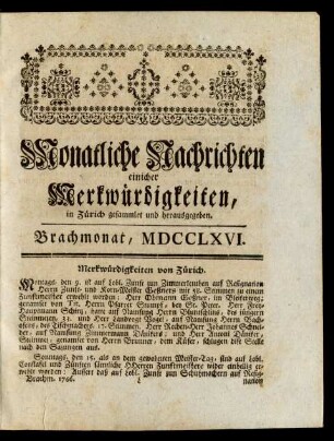 Brachmonat, MDCCLXVI