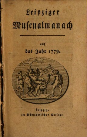 Leipziger Musenalmanach. 1779, 1779