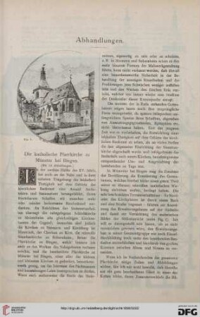 Die katholische Pfarrkirche zu Münster bei Bingen