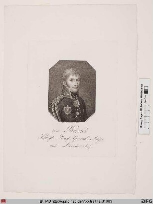 Bildnis Carl Leopold Heinrich Ludwig von Borstell