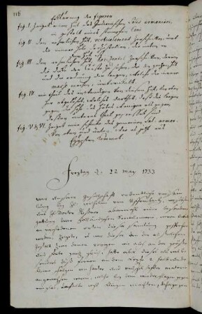 Freytag d 22 May 1733