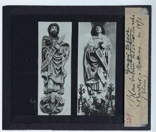 Blaubeuren, Klosterkirche,Ehrhart (Gregor), St. Bartholomäus in der Klosterkirche Blaubeuren,Ehrhart (Gregor), St. Matthias in der Klosterkirche Blaubeuren