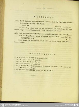 Nachträge. Berichtigungen