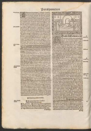 Incipit primus liber + dabreiamin id est paralipomenon.