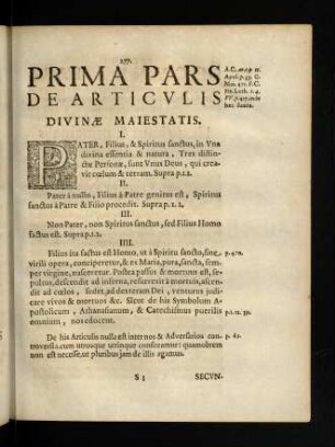 277-277, Prima Pars