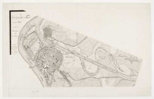 Neckarlauf bei Mannheim nach 1794 und 1814