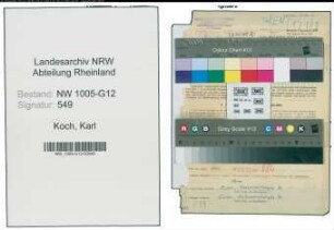 Entnazifizierung Karl Koch , geb. 04.05.1896 (Ingenieur)