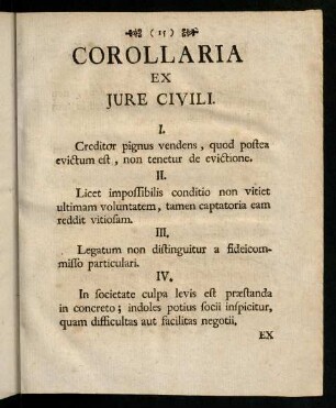 15-16, Corollaria