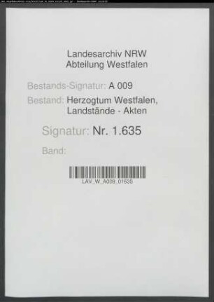 Landpfennigmeistereirechnungen 1681; Rezesse über die Abnahme der Rechnungen