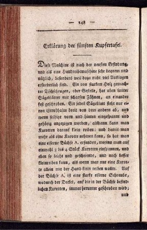 Erklärung der fünften Kupfertafel.