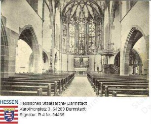 Darmstadt, Elisabethenkirche / Interieur