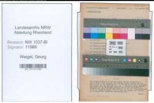 Entnazifizierung Georg Weigel , geb. 20.07.1891 (Krim.Beamter)