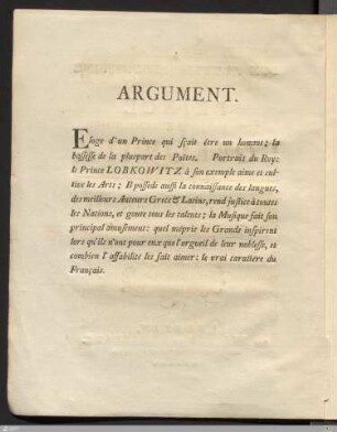 Argument.