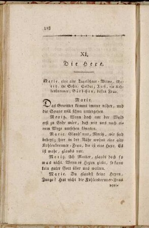XI. Die Hexe