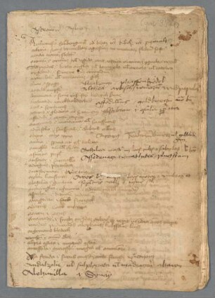 Handschrift mit pharmazeutischen und medizinischen Texten (lateinisch und deutsch) - BSB Cgm 9570