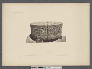 Cuauhxicalli de tizoc. Piedra votiva del sol. Museo Nacional.