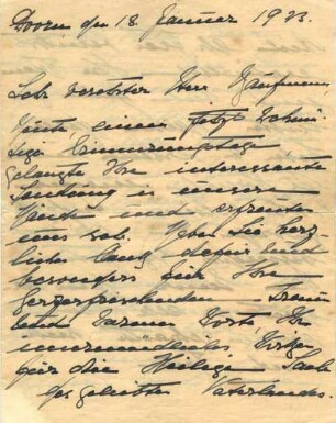 Korrespondenz von Hermine, Reuß, ältere Linie, Prinzessin an Unbekannt