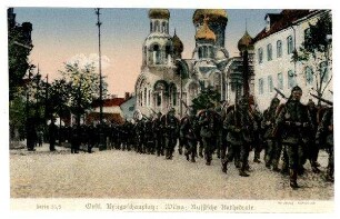 Serie Nr. 51/5: Oestlicher Kriegsschauplatz: Wilna: Russische Kathedrale.