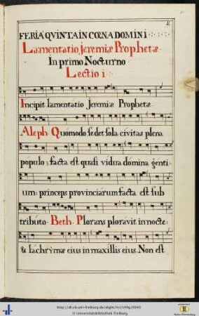 [21r - 34r] Lamentatio Jeremiae Prophetae.