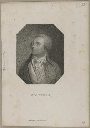 Bildnis des Saussure